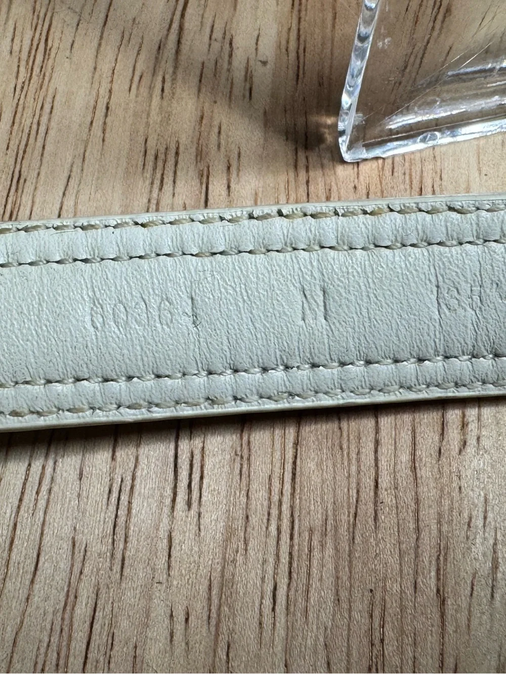 Coach baby blue canvas padded Leather Dog Collar with Bone Tag